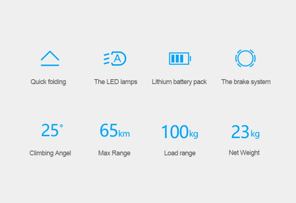 HX X9 plus Folding Electric Scooter 500W 36V15.6Ah 10-inch Tire Lightweight E-Scooter Adult Urban Commuting EScooter.