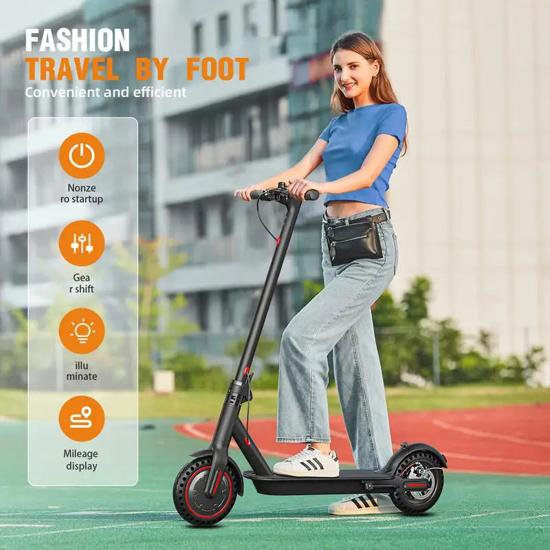 J-03 Electric scooter 350W peak power 36V10.4AH battery foldable electric scooters adults city travel portable E-type scooter.