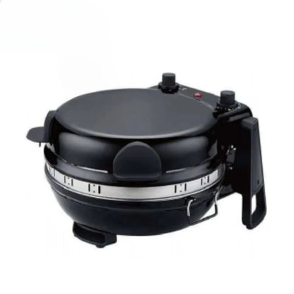 12-Zoll-Mini-Elektro-Pizza- und Grillofen aus Edelstahl mit integrierter Schwenkfunktion, USB-Stromversorgung für den Haushalt