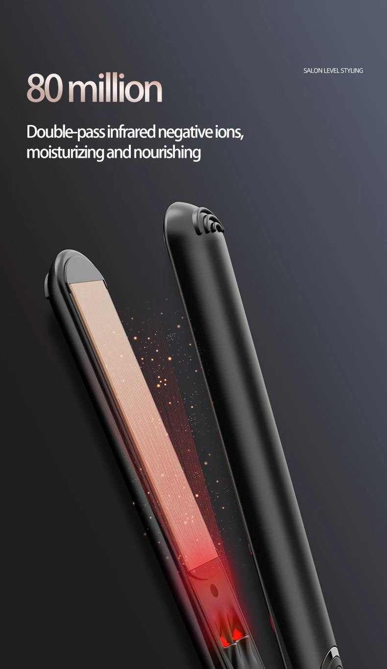 Hot Comb Straightener Curler Dual Purpose, Negative Ion Essential Oil Hair Care Professional And Safe Hairdressing Equipment