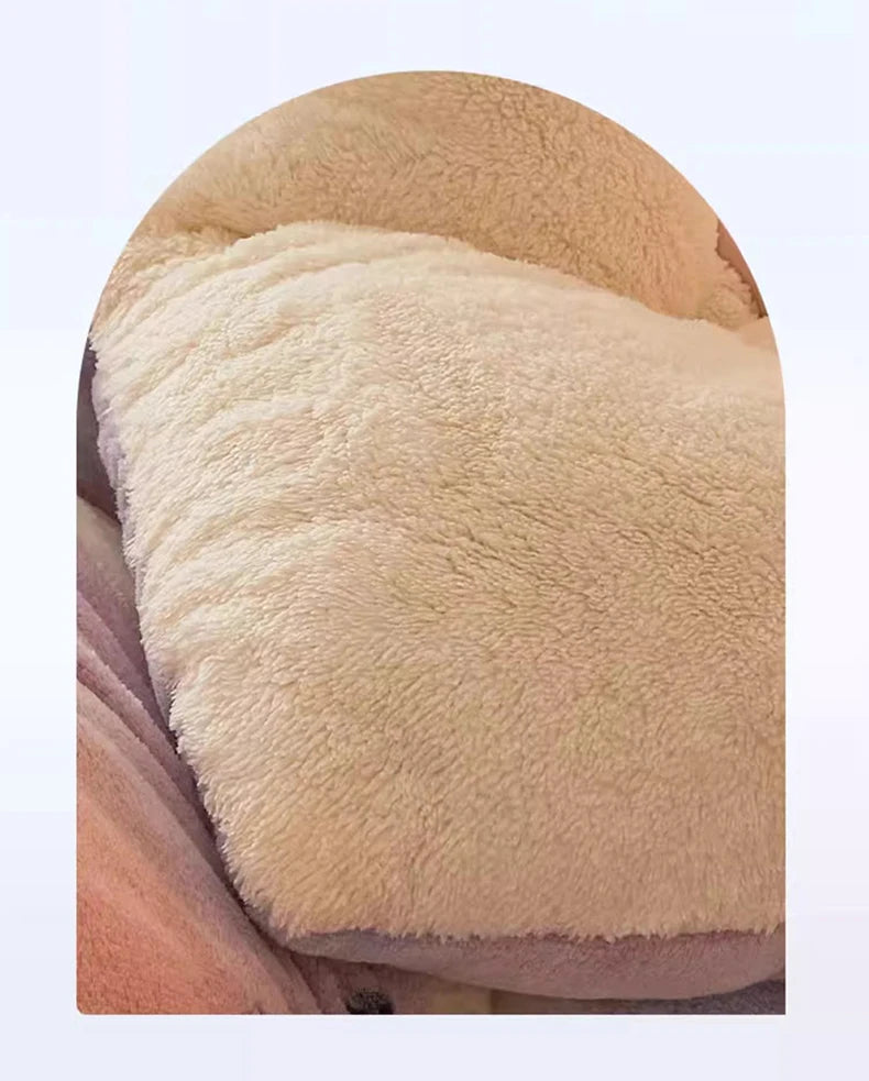 New winter quilt lamb wool autumn spring thickened super warm fiber  - et constant temperature milk cashmere bedding comforter.