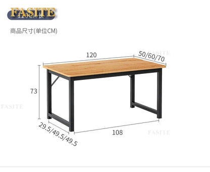Hochwertiger, langlebiger Computertisch, Desktop-Tisch für Zuhause, Schlafzimmer, moderner, einfacher Mietisch, Studenten-Studientisch, langer Streifen