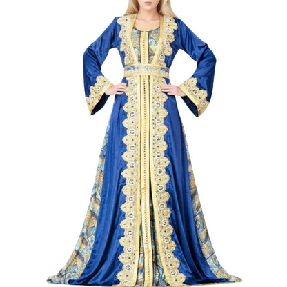 Marok kanis che Party Kaftan Frauen muslimischen Kleid mit Gürtel Luxus Abaya Ramadan arabische Hochzeit Abendkleider Abaya islamische Kleidung.