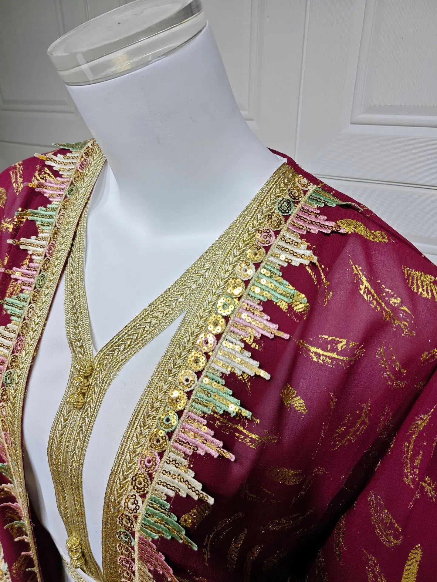 Eid Kimono Jalabiya Muslim Set Women Abaya Dubai Kaftan Morocco Caftan Kebaya Ramadan Dress Djellaba Islam Clothing Ramadan Robe