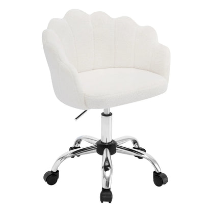 WOLTU Höhenverstellbarer, ergonomischer Schreibtischstuhl, Drehstuhl mit Rollen, Gaming-Schminkstuhl, Lordosenstütze für das Heimbüro