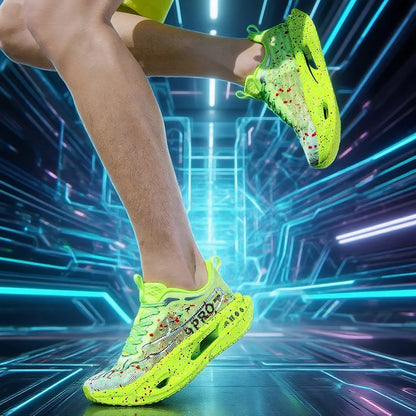 New Soft Sole Cushioning Men's Running Shoes for Women High-quality Road Jogging Shoes Light Comfy Sneakers Reflective Night Run