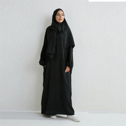 Muslim Abaya Prayer Dress Islamic Clothing Women.