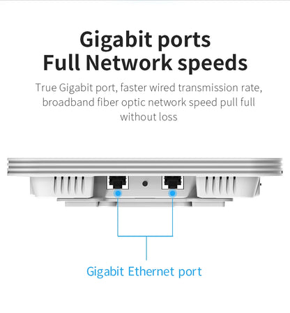 COMFAST WiFi6 Ceiling AP 3000M Gigabit POE RJ45 Wireless Indoor Access Point 2.4 5.8Ghz Wall Mounted WiFi Repeater Cover Roaming.