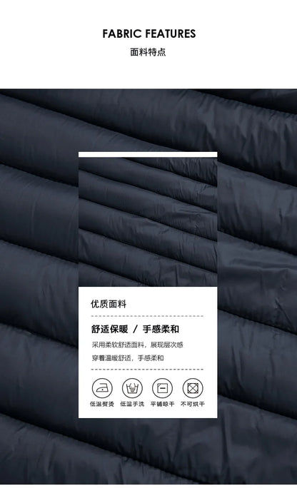 New Autumn Men's Thin Cotton Jacket Ribs Middle-aged and Elderly Hooded Cotton.