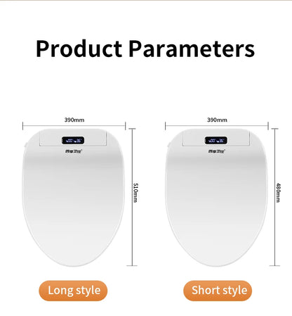 Intelligenter elektronischer Toilettensitzbezug – kabellose Fernbedienung, 3-in-1-Warmsystem, wassersparend – beheizt, trocken, waschen für modernes Badezimmer