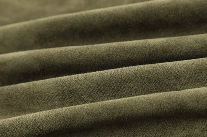 TRAFZA Damen-Jacke mit Wildleder-Textur, High Street, lange Ärmel, Umlegekragen, elastischer Reißverschluss, Knopfleiste, solider, trendiger Frühlingsmantel