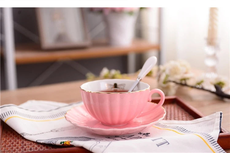 English set ceramic afternoon tea.