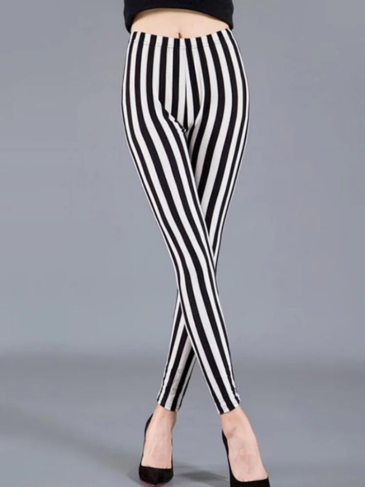 CUHAKCI Weibliche Fitness Leggings Frauen Drucken Plaid Leggings Dame Sexy Dünne Bleistift Hosen Push-Up Elastische Taille Hose.