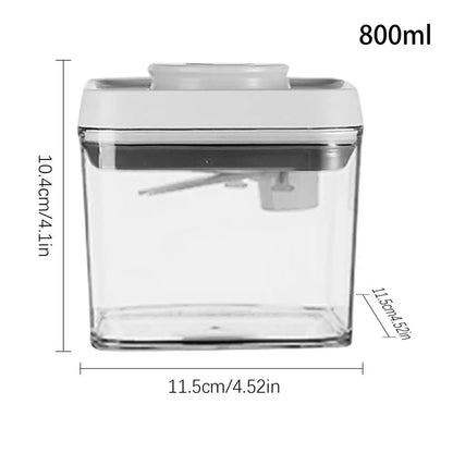 Cereal Container Kitchen Airtight Jars Clear Stackable Sealed Jar for Rice Pet Food Home Bakers Pantry Organizers Dried Fruits.