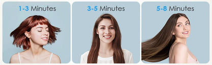 High Speed Hair Dryer ABIR SU9,360° Rotating Magnetic Nozzle,200mil Negative Ions,Low Noise,Blow Dryer 1600W Quick dry for Home.