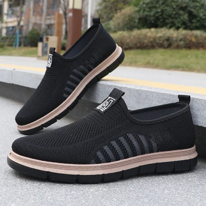 Men's Casual Sneakers Spring Summer Breathable Mesh Lightweight Soft Sole Antimicrobial Free Shipping Shoes.