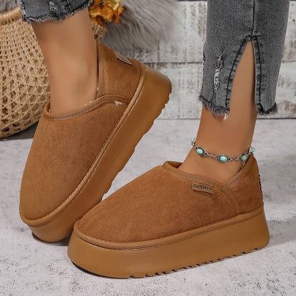 2024 New Classic Thickened Fluff Women's Snow Boots Comfortable Warm Ankle Boots Women Winter Ladies Shoes Chunky Botas Mujer