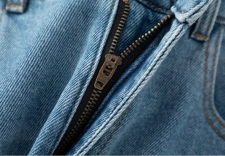 High Waist Straight Leg Jeans Women's Fashionable Denim Wide Leg Pants Slimming Narrow Version Floor-Length Autumn New Arrival