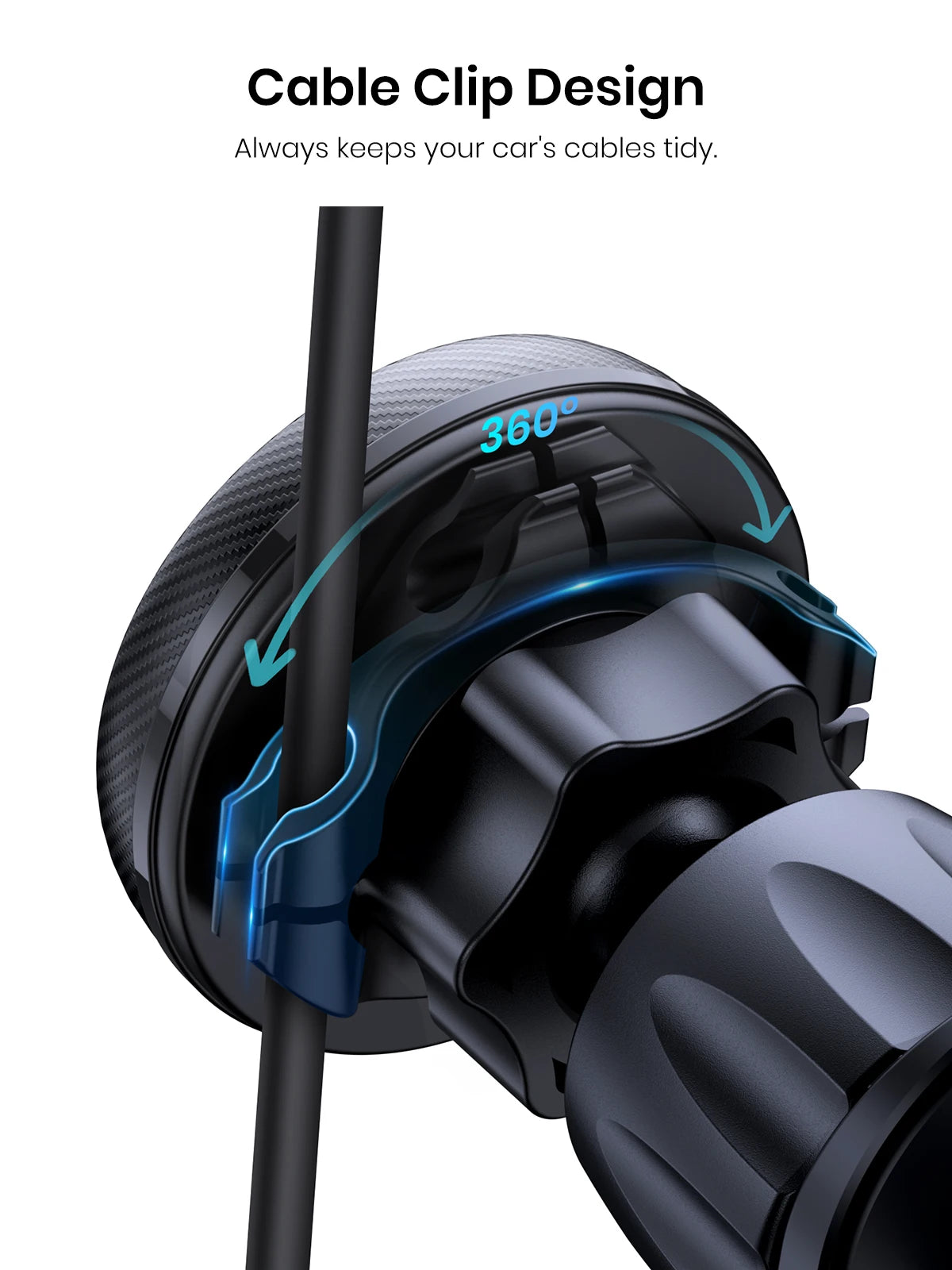 TOPK Magnetic Car Phone Mount in Car Phone Holder Air Vent Magnetic, 6 N52 Magnets Universal Mobile Phone Holders for iPhone 15.