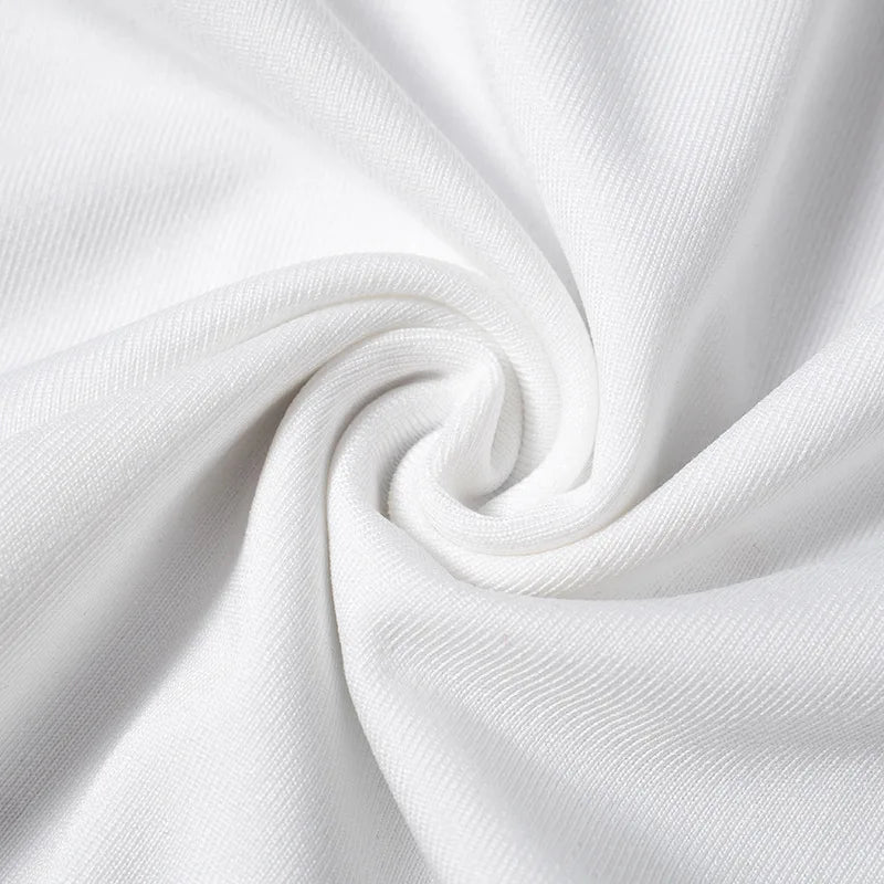 Cryptographic Fashion Ruched Sexy Backless Wrap Bodysuit Elegant Off Shoulder Slim Long Sleeve White Tops One Piece Skinny Fall.