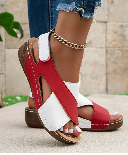 Women's Sandals Soft Heels Sandals Women Peep Toe Summer Shoes Lightweight Wedges Heeled Shoes Woman Footwear Summer Sandals.