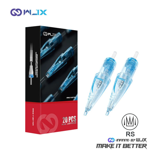 20pcs WJX RS Cartridge Tattoo Needles DragonHawk Sterilized Permanent Makeup Machine Microblading Tattoo Needles Supplies.