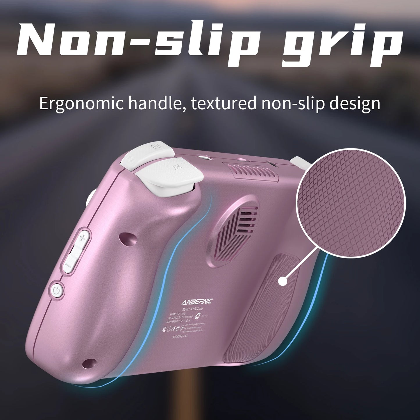 ANBERNIC RGCube Handheld Game Console Android 13 Game Player 3.95" IPS Screen Unisoc T820 RGB Lighting RG Cube dual high-Speaker.