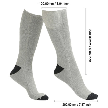 Electric Heating Socks 3 Level Temperature Winter Heating Socks Cold-Proof Winter Warm Thermal Socks for Cycling Camping Skating.