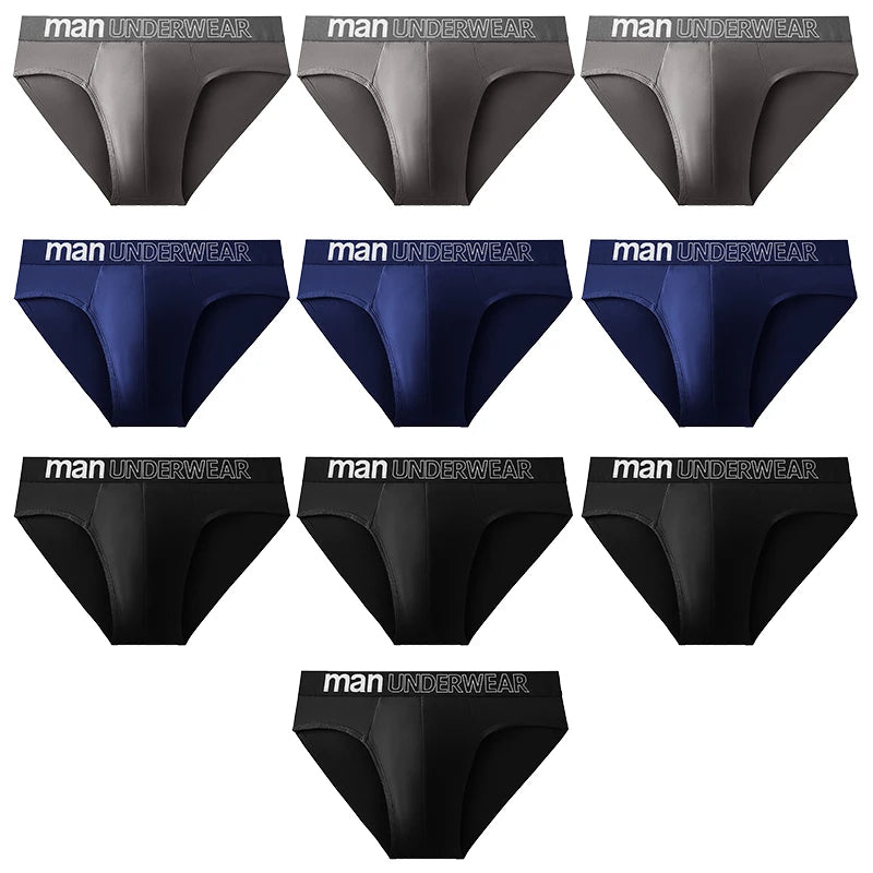 10 Teile/los Herren Slips Unterwäsche Brief Bequeme Höschen Shorts Sexy Boxershorts Geschenke für Mann Unterhosen