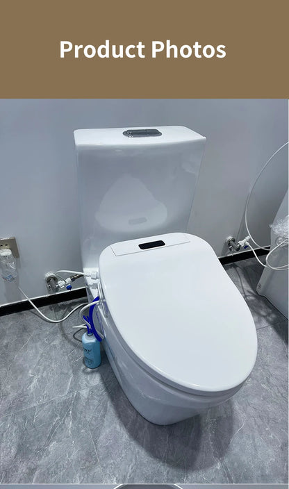 Intelligenter elektronischer Toilettensitzbezug – kabellose Fernbedienung, 3-in-1-Warmsystem, wassersparend – beheizt, trocken, waschen für modernes Badezimmer