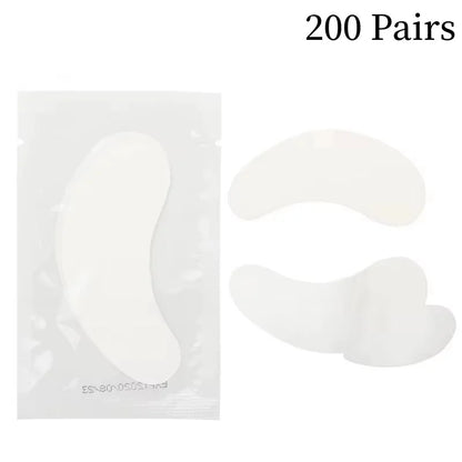 50pairs Eye Patches Under Eye Pads Paper Gel Lash Pad Eye Sticker Tips Wraps Hydrogel Eyelash Extension Patch Makeup Tool.