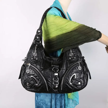 Women Handbags Fashion Shoulder Bag Large Tote Top-handle Shopping Pack Multifunctional Satchel Lady Hobos  Big Purse.