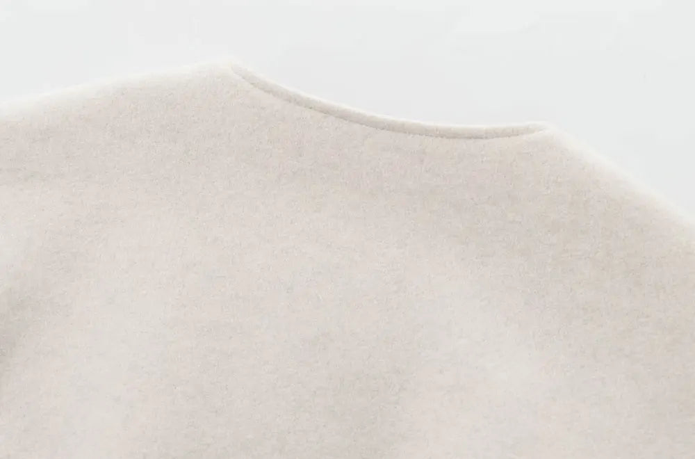 TRZA-Übergroße weiche Bomberjacke für Damen, Langarmmantel, Reißverschluss vorne, Damenoberbekleidung, schicke Oberteile, Mode.