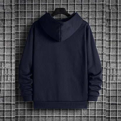 2025 Hot Sale Men's Hoodies High Quality Solid Color Hooded Sweatshirt Autumn Winter Male Home Outdoor Comfort Warm Pullover.