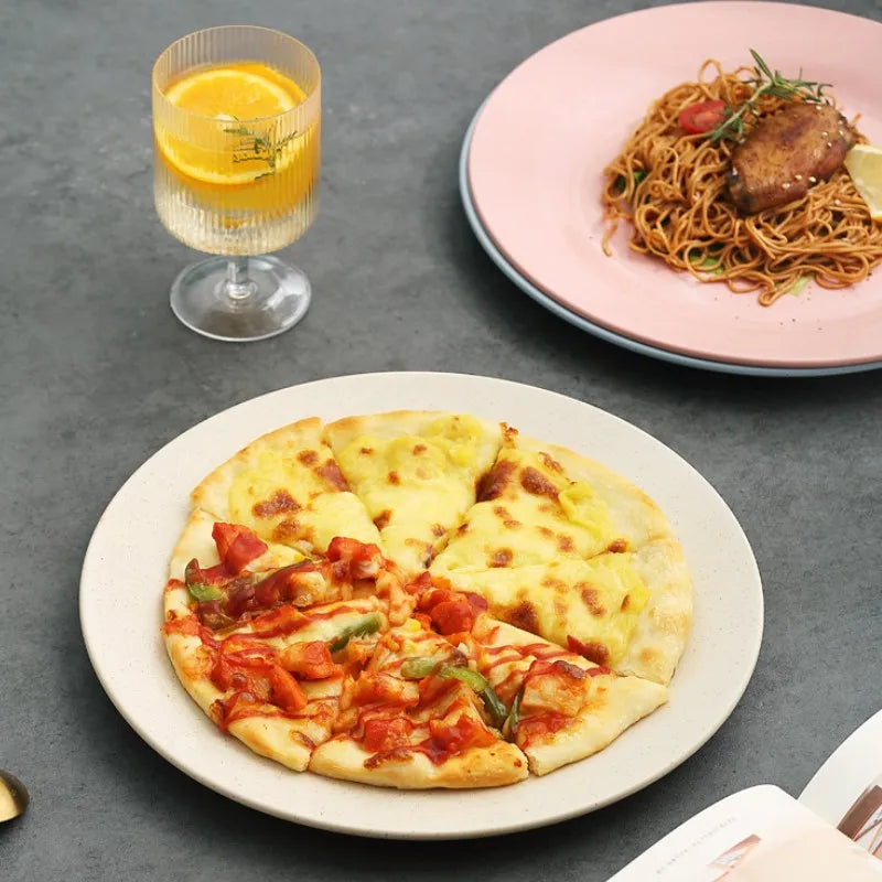 1/4/10PCS Blue Green Nordic Polypropylene Plates Dinnerware Tableware Eco Friendly Lightweight Kitchen Dishes Safe Dinner Plates.