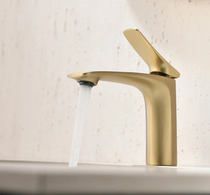 VGX Luxury Bathroom Faucets Basin Mixer Sink Faucet Gourmet Washbasin Tapware Hot Cold Water Tap Brass Chrome Black Brushed Gold