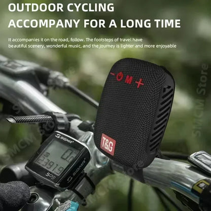 Outdoor Bicycle TG392 Portable Bluetooth Speaker TWS Wireless Mini Bass FM Radio Soundbar Boombox Riding Music Play Loudspeaker.