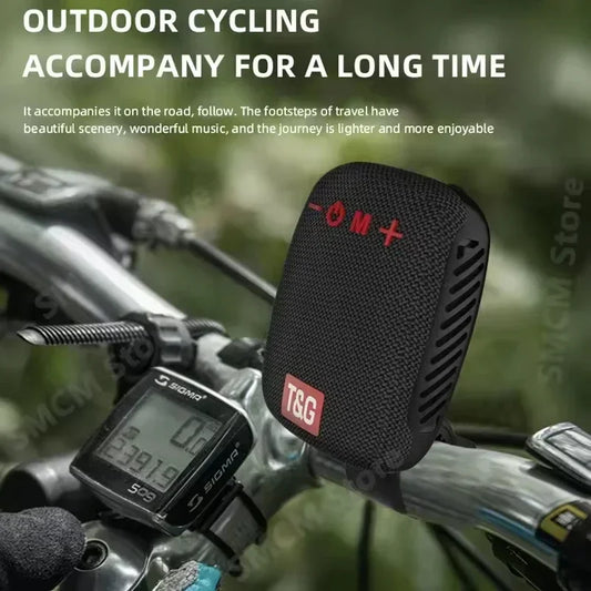 Outdoor Bicycle TG392 Portable Bluetooth Speaker TWS Wireless Mini Bass FM Radio Soundbar Boombox Riding Music Play Loudspeaker.