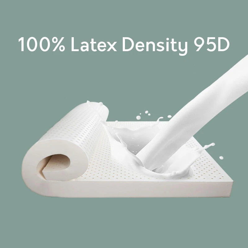100 % Naturlatex-Matratze Thailand 10 cm Naturlatexmatten Gummi weiches Kissen Zwei-Personen-Haushalt 1,2/1,5/1,8 m Heimmatratze