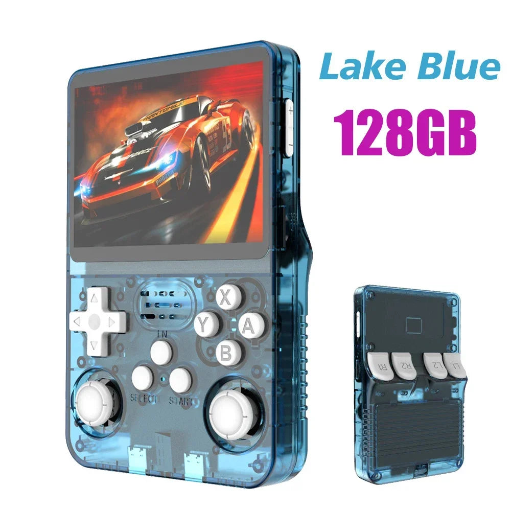 256G Open Source R36S Video Game Console Linux System 3.5 Inch IPS Screen Portable Pocket Video Player 64G/128G best Game gift.