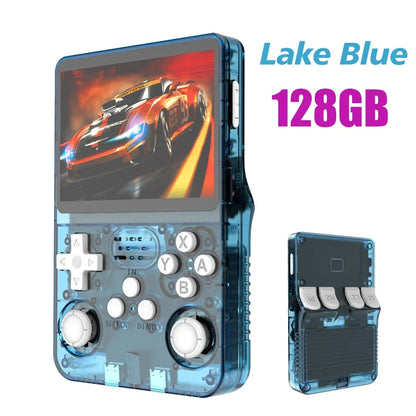 256G Open Source R36S Video Game Console Linux System 3.5 Inch IPS Screen Portable Pocket Video Player 64G/128G best Game gift.