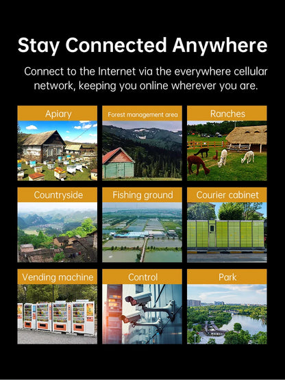 Plery IP66 CAT4 AX300 4G Router WiFi6 Outdoor Router For IP Camera/CPE 300Mbps Global LTE Router POE/DC Power 2*5dBi Antennas