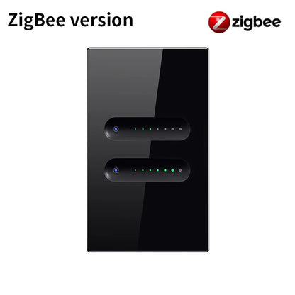 AVATTO Tuya WiFi/ZigBee 1/2 Gang Dimmer Licht Schalter Touch Panel APP Fernbedienung Smart Dimmer Schalter Für Alexa google Hause