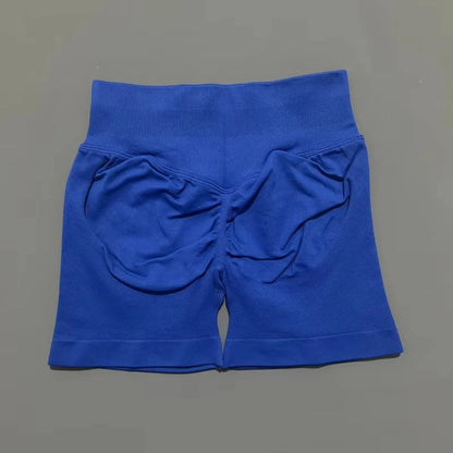Impact Shorts Low Ribbed Band Gym Scrunch Women Sports Shorts Fitness Biker Short Workout Yoga Running Seamless Leggings