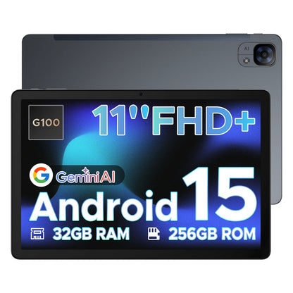 Global Version Doogee Tab E3 Tablet Pc Android 15 Gemini Ai 11-Inch Ultra-Clear 32Gb(8+24) 256Gb Helio G100 8800Mah Battery Tablet