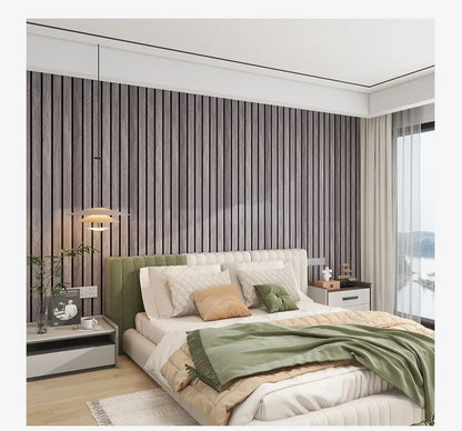 Faux Grille Wall Stickers Self Adhesive Wallpaper for Bedroom Walls Thick Foam Wood Grain Peel and Stick Wallpapers Home Decor