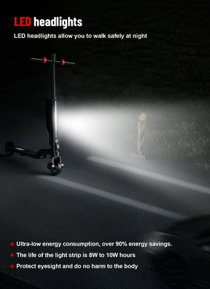 HX 7.5AH Electric E Scooter 350W 25KM/H Foldable Electric Kick Scooter Scooters 5.5 Inch APP Smart Escooter for Adults.