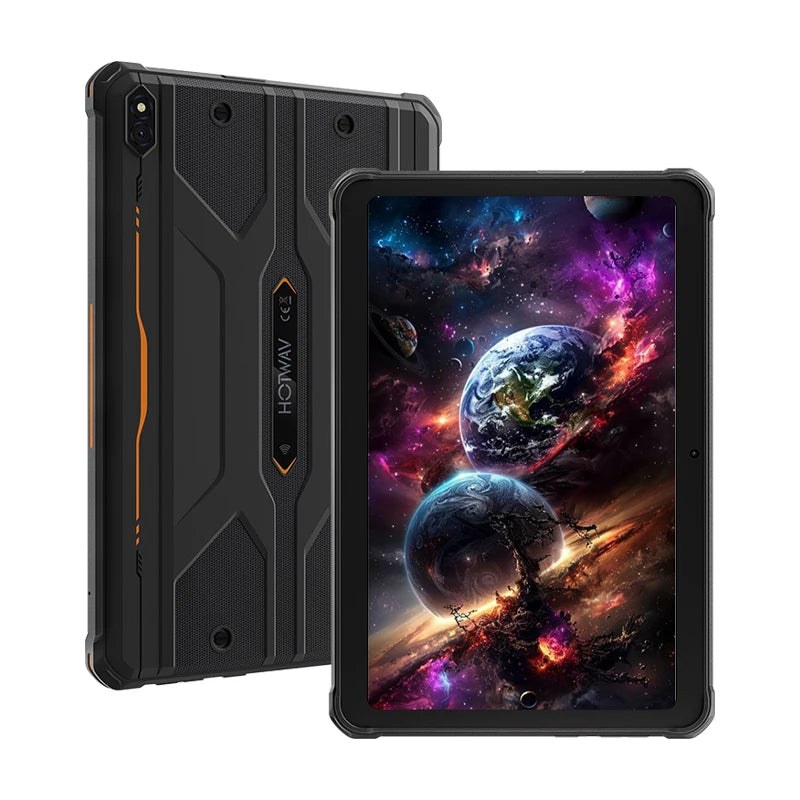 HOTWAV R8 Rugged Tablet 10.1'' HD+ Display 10800mAh Massive Battery Pad Android 14 OS Octa-core 4GB 128GB Tablet PC Global.