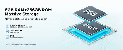 Global Version Doogee Tab E3 Tablet Pc Android 15 Gemini Ai 11-Inch Ultra-Clear 32Gb(8+24) 256Gb Helio G100 8800Mah Battery Tablet.