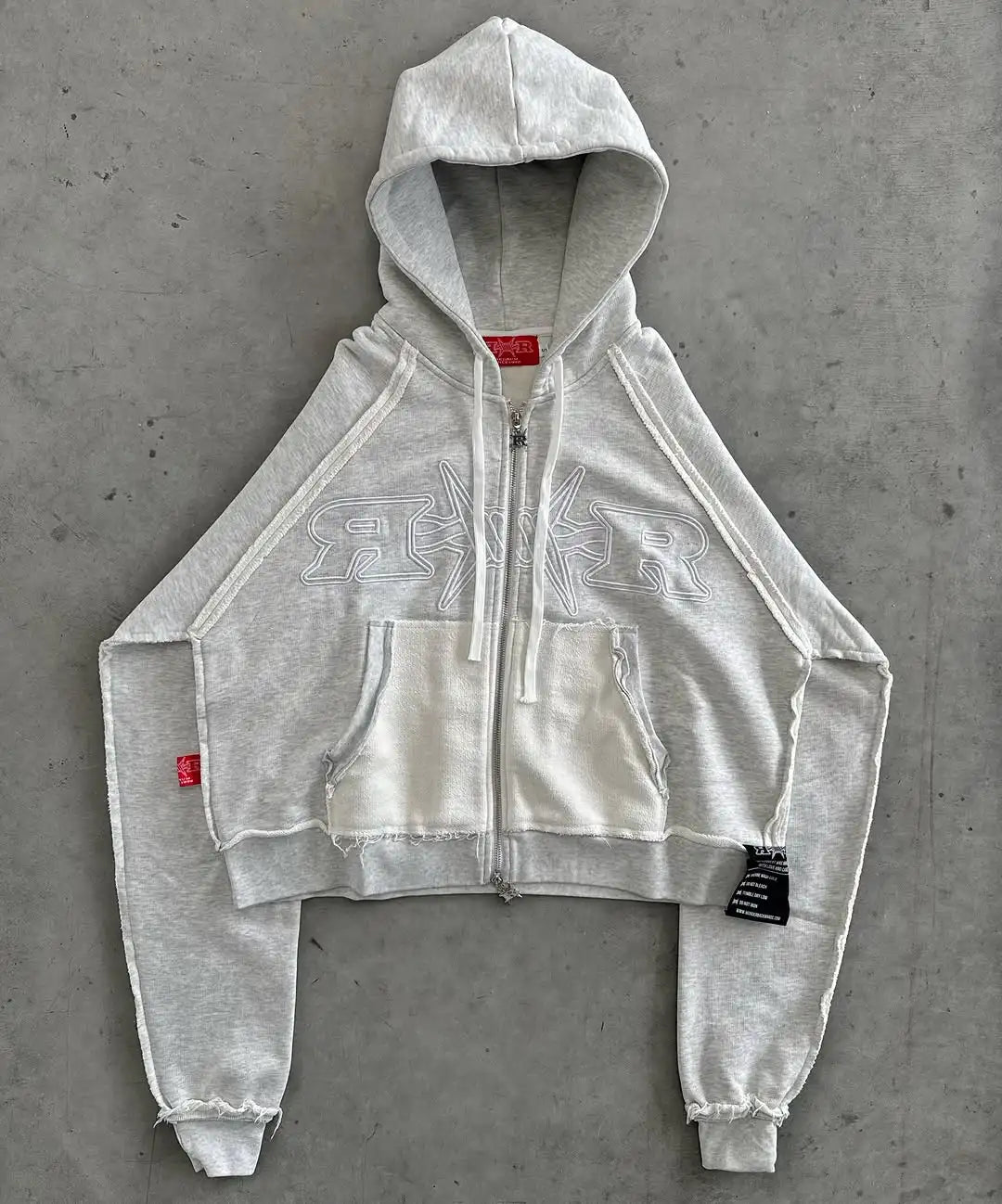 Y2k Tracksuit Men Letter Pattern Embroidered Pocket Patchwork Clothes for Men Harajuku Zipper Hoodies Sweatpants Two Piece Set.